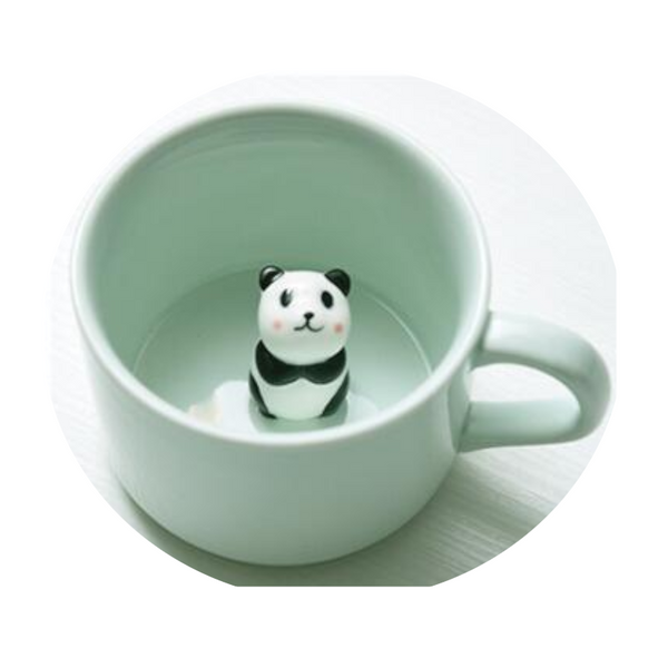 Creative 3D Cartoon Animal Ceramic Novelty Mug Mugs