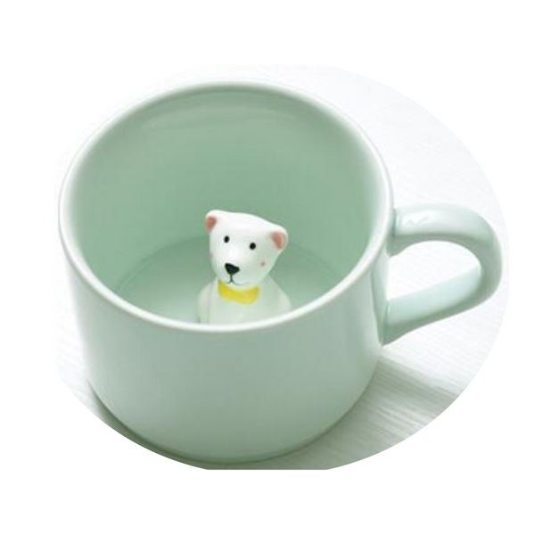 Creative 3D Cartoon Animal Ceramic Novelty Mug Mugs