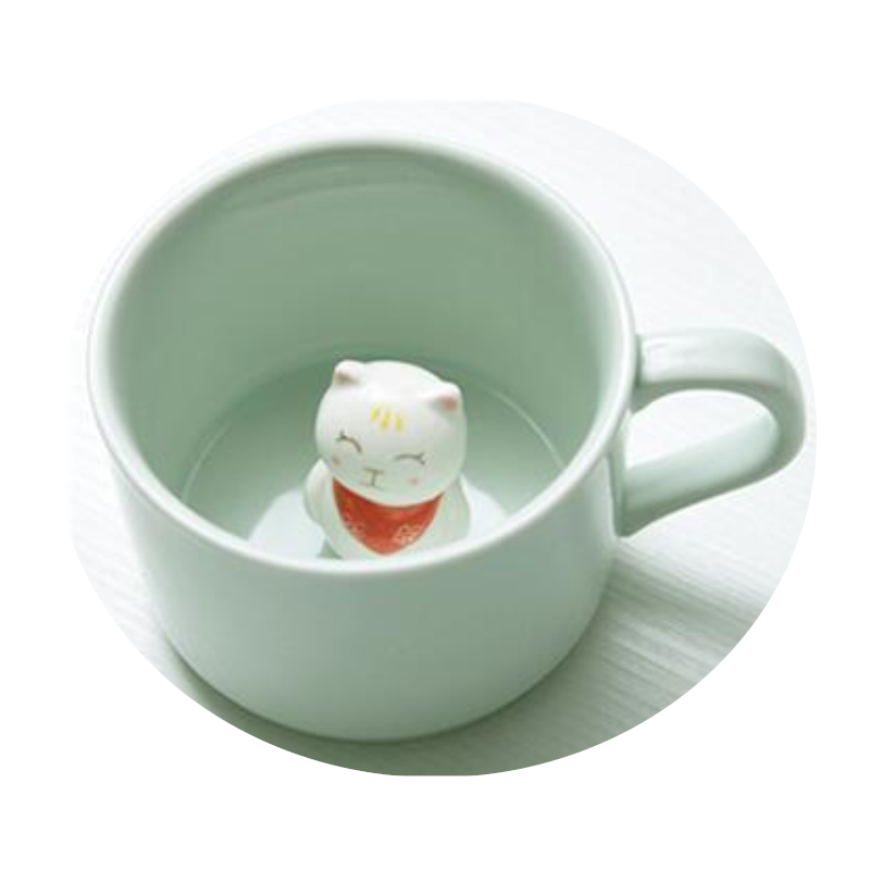 Creative 3D Cartoon Animal Ceramic Novelty Mug Mugs