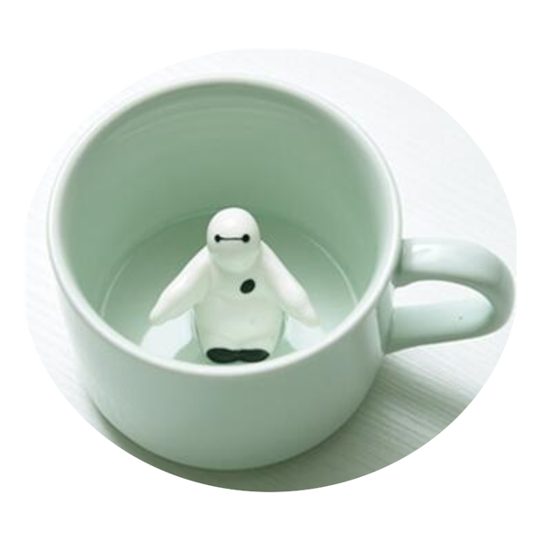 Creative 3D Cartoon Animal Ceramic Novelty Mug Mugs