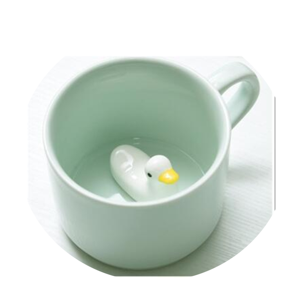 Creative 3D Cartoon Animal Ceramic Novelty Mug Mugs