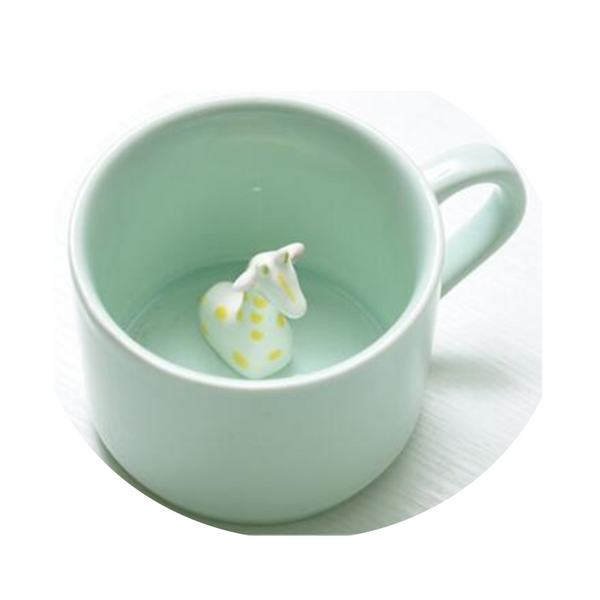 Creative 3D Cartoon Animal Ceramic Novelty Mug Mugs