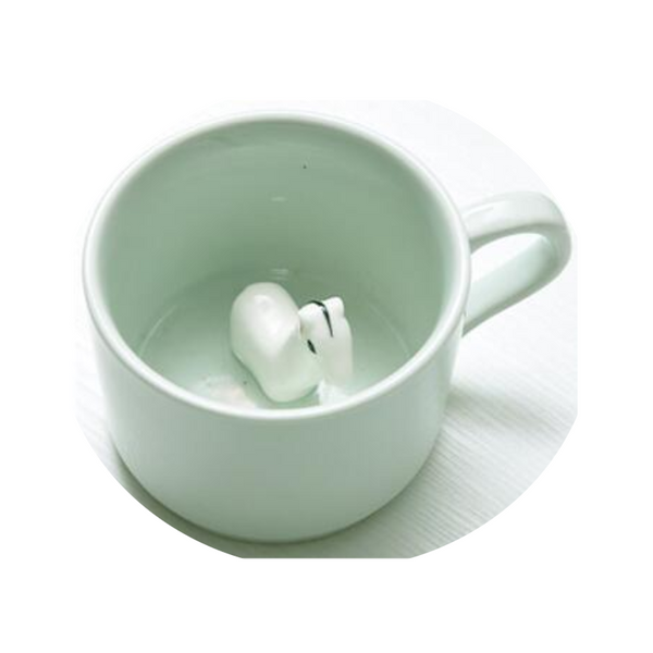 Creative 3D Cartoon Animal Ceramic Novelty Mug Mugs