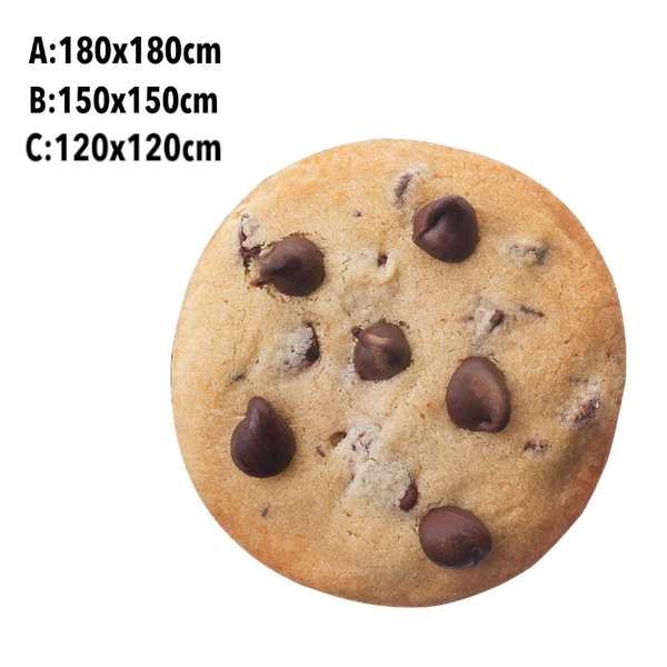 Choc Chip Cookie Flannel Blanket Blankets