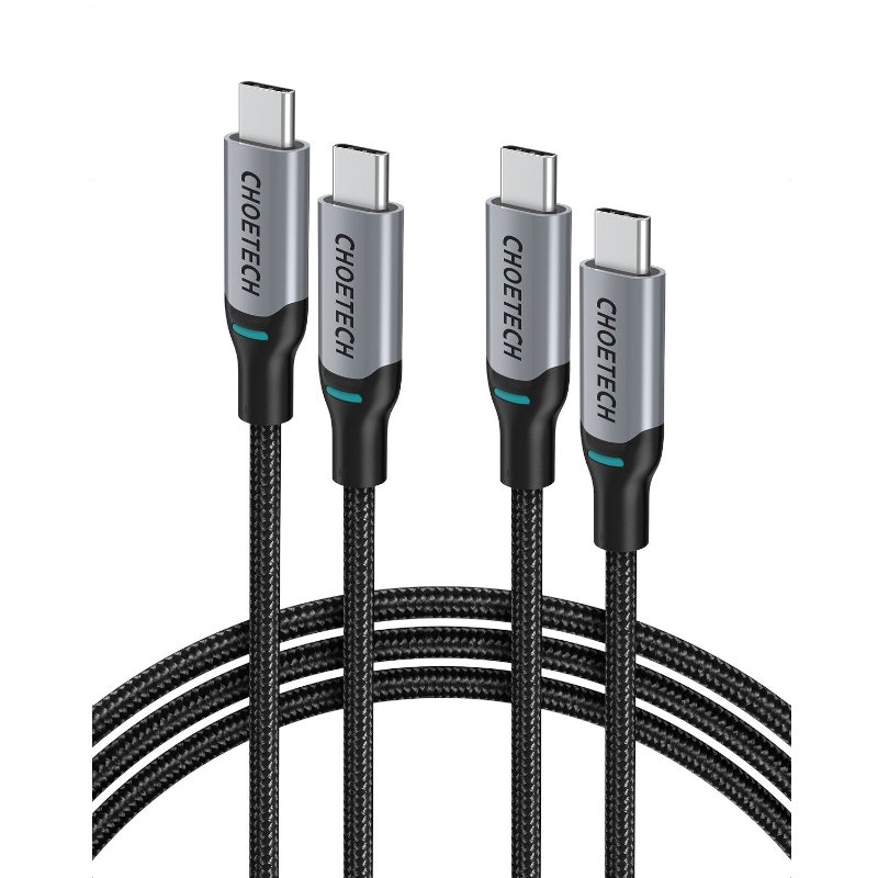 Choetech Mix00073 (Xcc-1002 X2) 100W Usb-C Braided Fast Charging Cable 1.8M Pack
