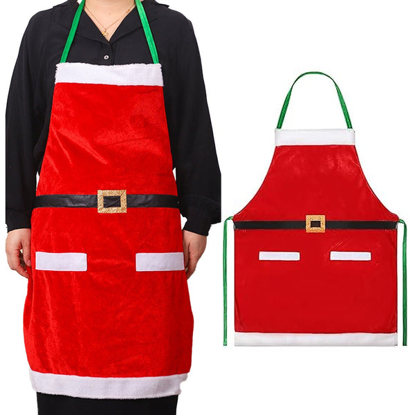 Christmas Apron Kitchen Cooking Sleeveless Baking Gardening Aprons