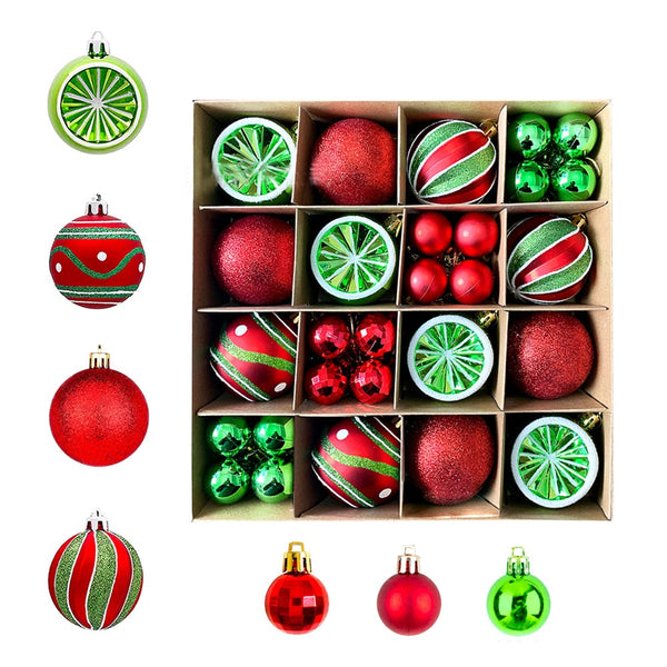 Seasonal Decorations Christmas Ball Ornaments Tree Decoration Box Gift Glittering