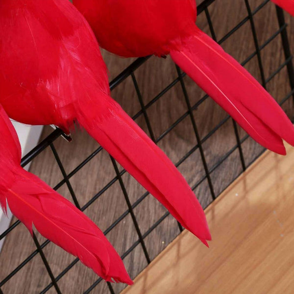 Christmas Cardinal Birds Artificial Decoration Pendant Red Seasonal Decorations