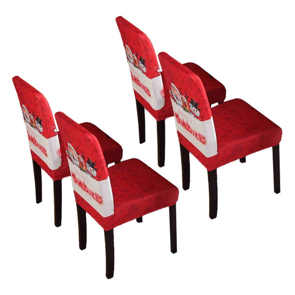 Christmas Chair Cover Dining Room Washable Living Covers Chairs Seat Chair Covers