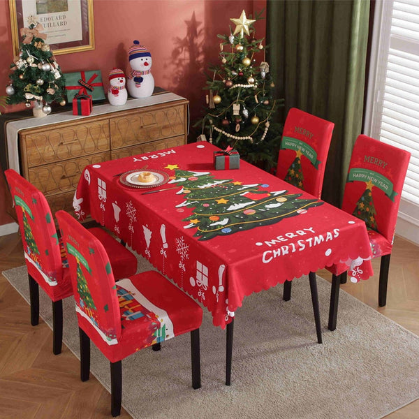Christmas Chair Cover Dining Room Washable Living Covers Chairs Seat Chair Covers