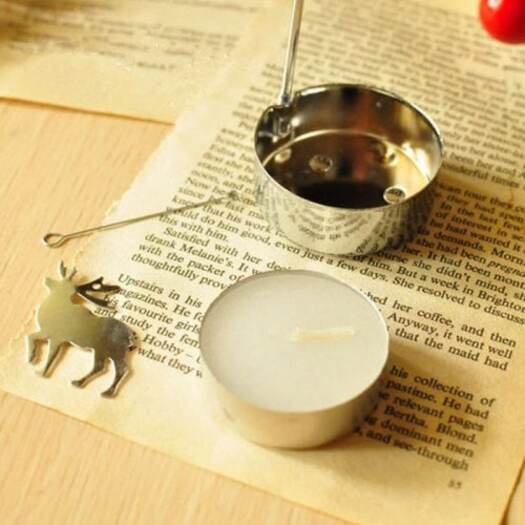 Candle Holders Christmas Deer Retro Rotating Windmill Style Candle Holders & Accessories