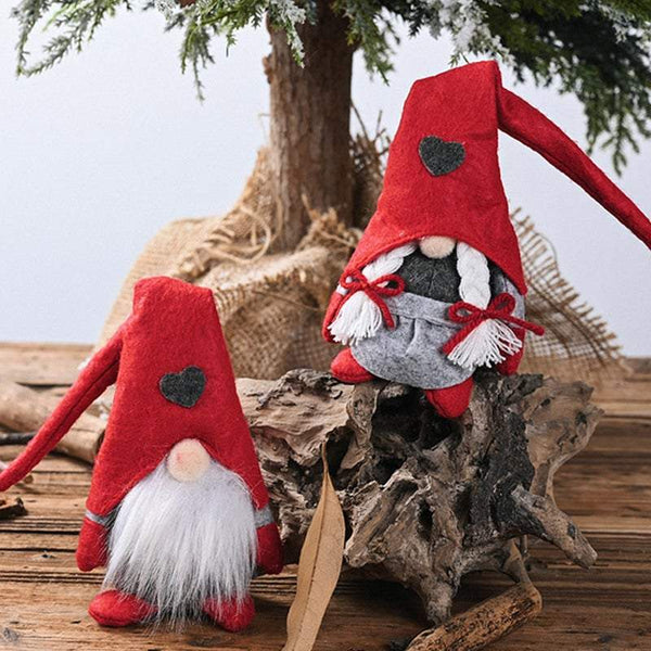 Christmas Decorations Faceless Doll Ornament Male Female
