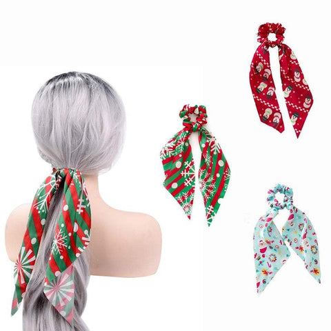 Hair Accessories Christmas Tie Streamers