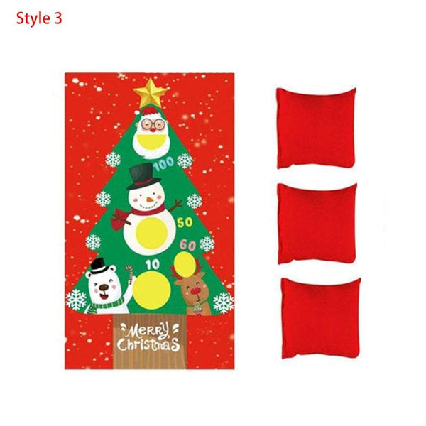 Outdoor Christmas Decorations Beanbag Throwing Kids Game