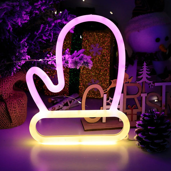 Christmas Neon Sign Night Light Led Decoration Plaques & Signs