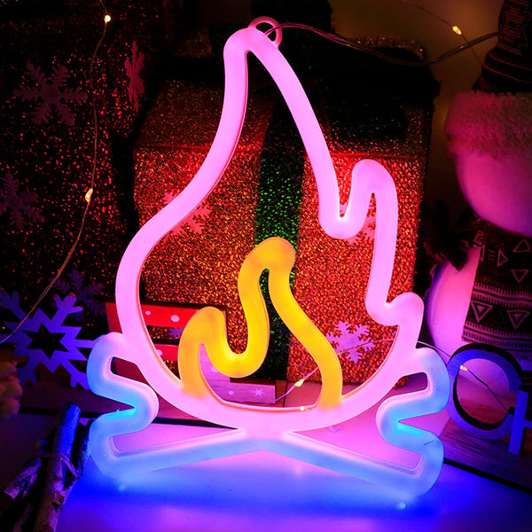 Christmas Neon Sign Night Light Led Decoration Plaques & Signs