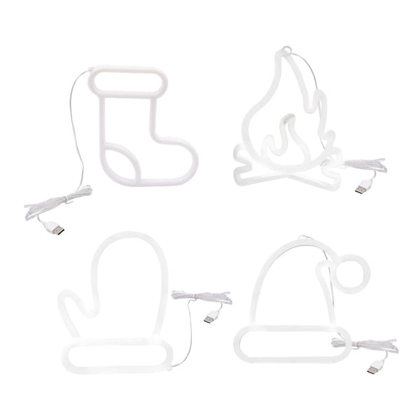 Christmas Neon Sign Night Light Led Decoration Plaques & Signs