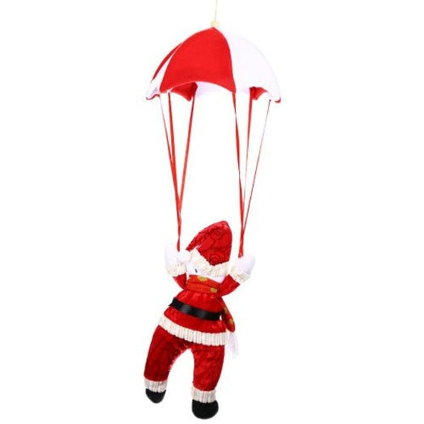 Christmas Parachute Hanging Decoration Red