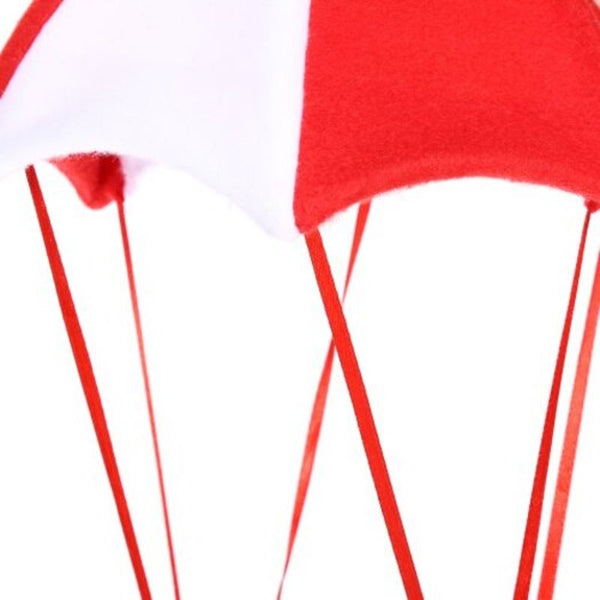 Christmas Parachute Hanging Decoration Red Seasonal Decorations