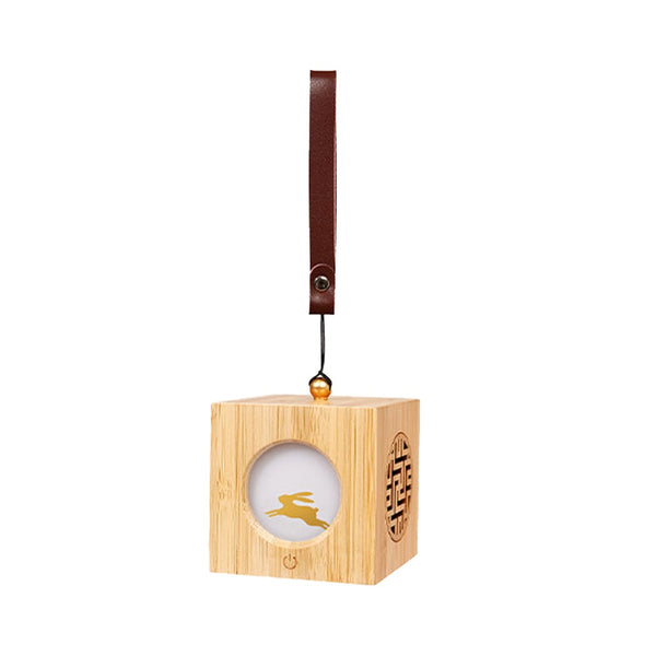 Christmas Party Projector Night Lamp Wood Cube Light Led Night Lights