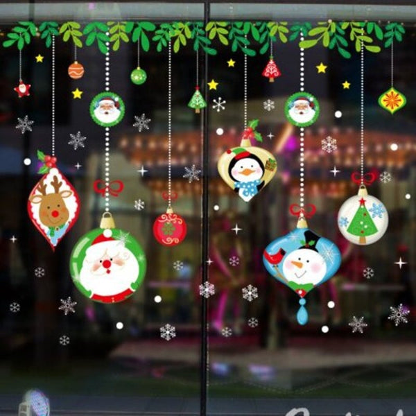 Christmas Pvc Window Wall Sticker Multi
