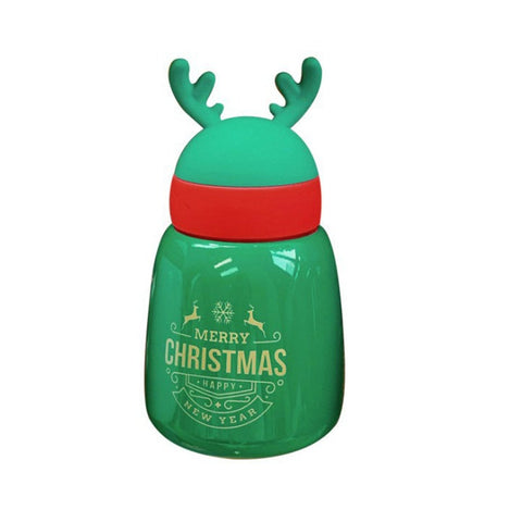 Stainless Steel Christmas Thermos Water Bottle Tumbler Insulated Cup