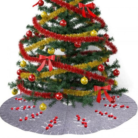 Christmas Tree Skirt Decoration Supply Light Slate Gray