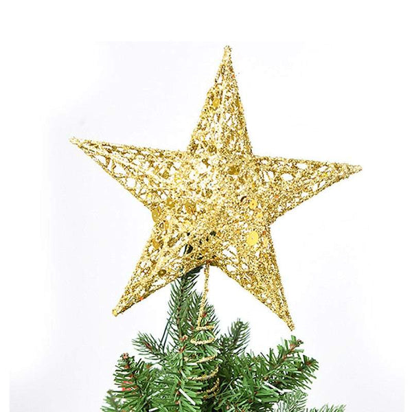 Christmas Tree Decorations Top Sparkles Star Topper Seasonal Decorations