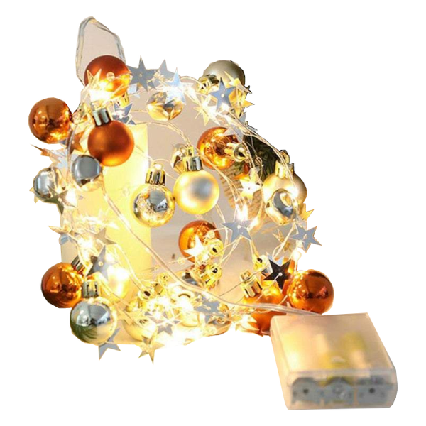 Christmas Decorations 2M 20 Led String Light Battery Powered Fairy Lights Seasonal Decorations