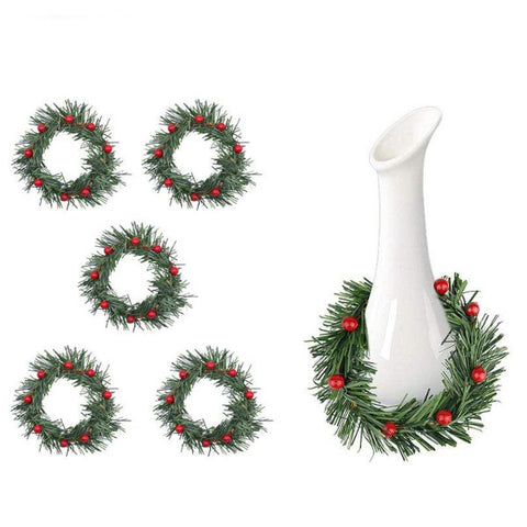 Christmas Decorations 5Pcs / 10Pcs Berries Wreaths Door Garlands Seasonal Decorations