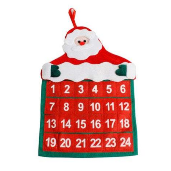 Christmas Decorations Hanging Advent Calendar Diy Countdown 24 Days Charms Seasonal Decorations