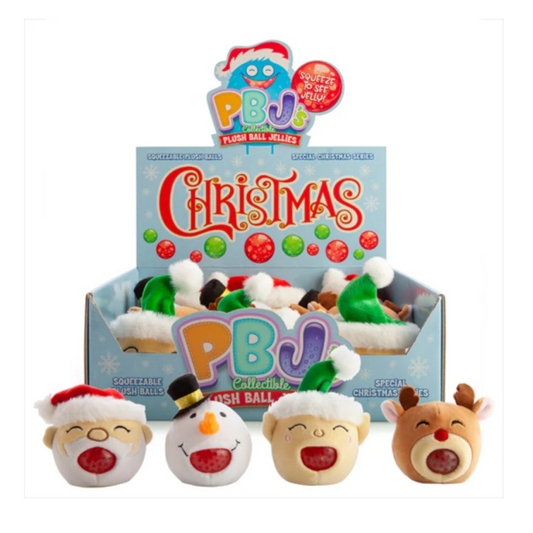 Christmas Plush Ball Jellies (Selected At Random) Sensory Toys