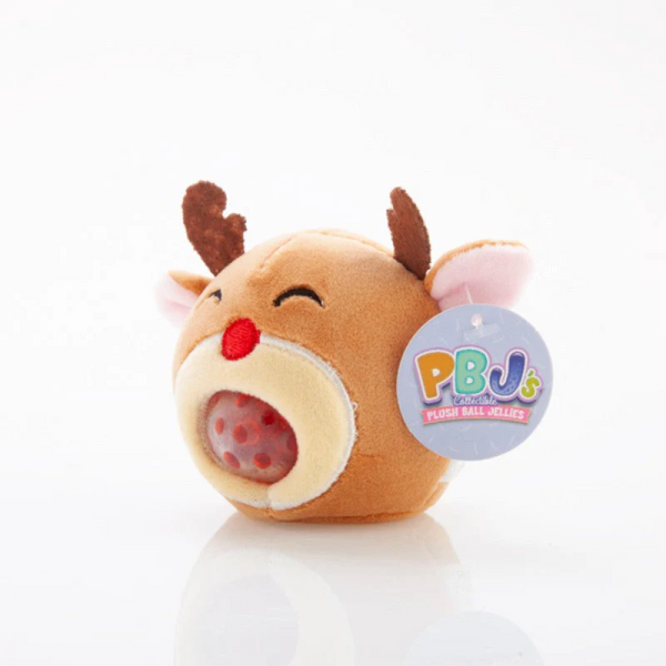 Christmas Plush Ball Jellies (Selected At Random) Sensory Toys