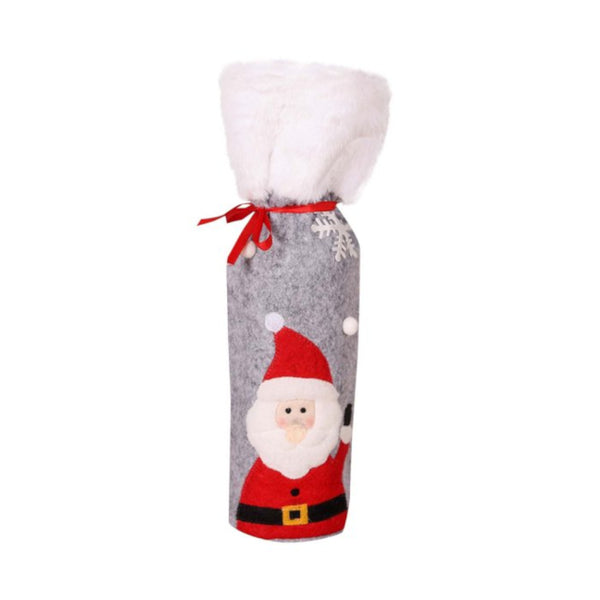 Christmas Supplies Red Wine Bottle Covers Elderly Snowmen Elk Bags Household Items Other Barware