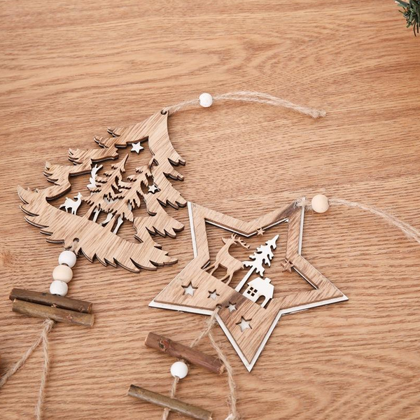 Christmas Ornaments Pine Cone Pendant Decorations Seasonal Decorations