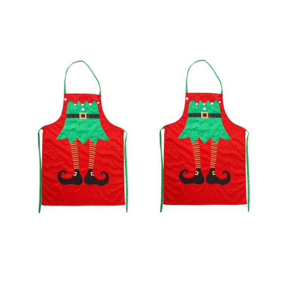 Christmas Apron Kitchen Cooking Sleeveless Baking Gardening Aprons