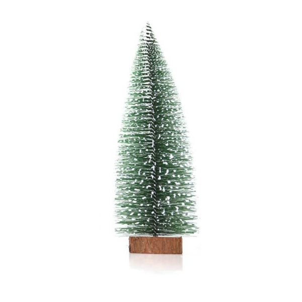 Snow Small Fir Cedar Pine Christmas Tree Table Decoration Ornaments Accessories Seasonal Decorations