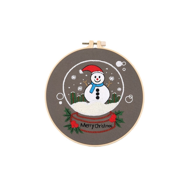 Christmas Diy Cross Stitch Embroidery Starter Kit Set For Beginners Cross Stitch Kits