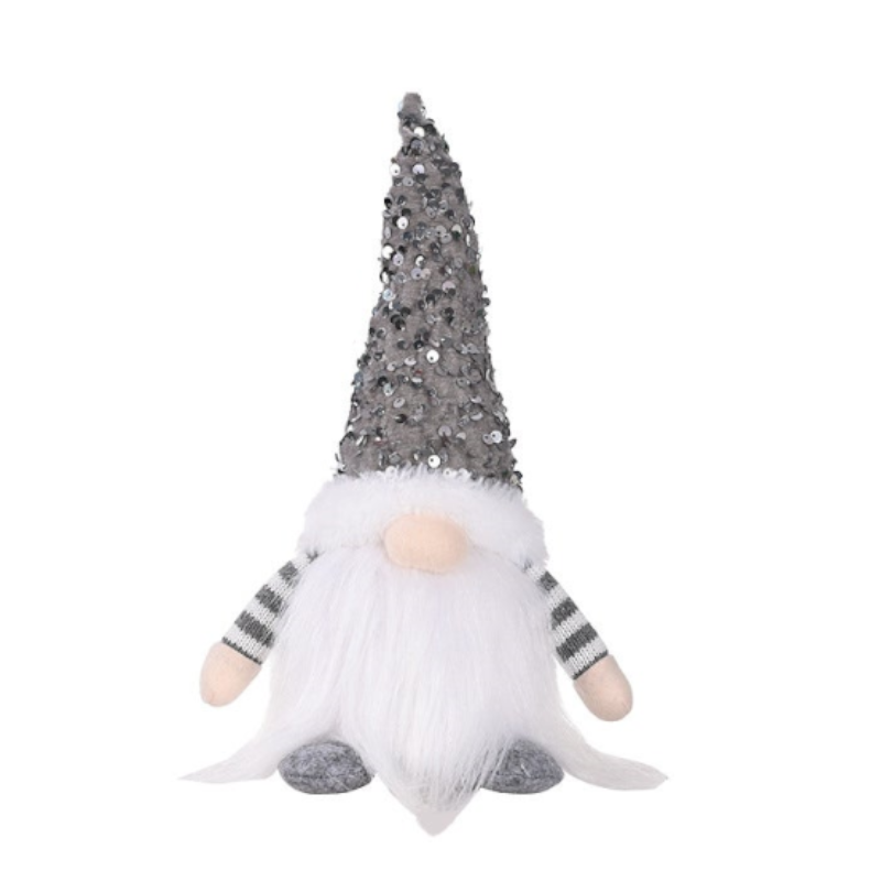 Christmas Gnome Santa Light With Bling Hat Party Decor Home Table Decoration