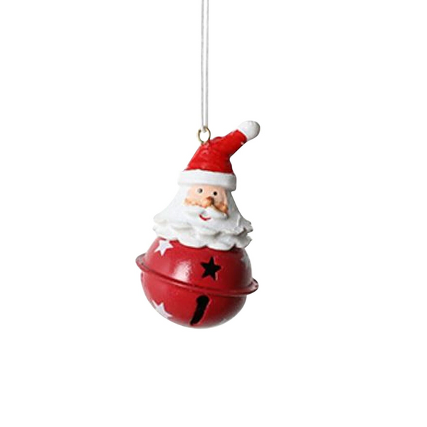 Christmas Painted Resin Bell Pendant Creative Decorations Tree