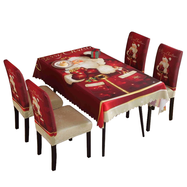Christmas Tablecloths Chair Covers Party Decorations Seasonal Decorations