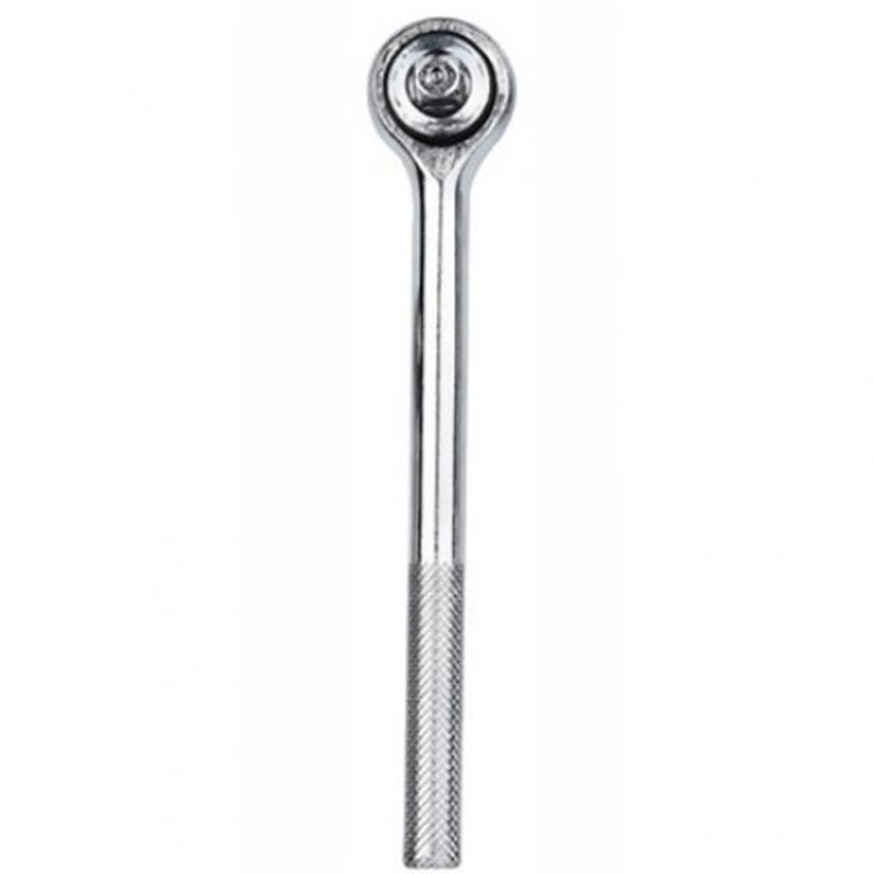 Chrome Coated Drive Quick Release Ratchet Silver 3 / 8 Inch