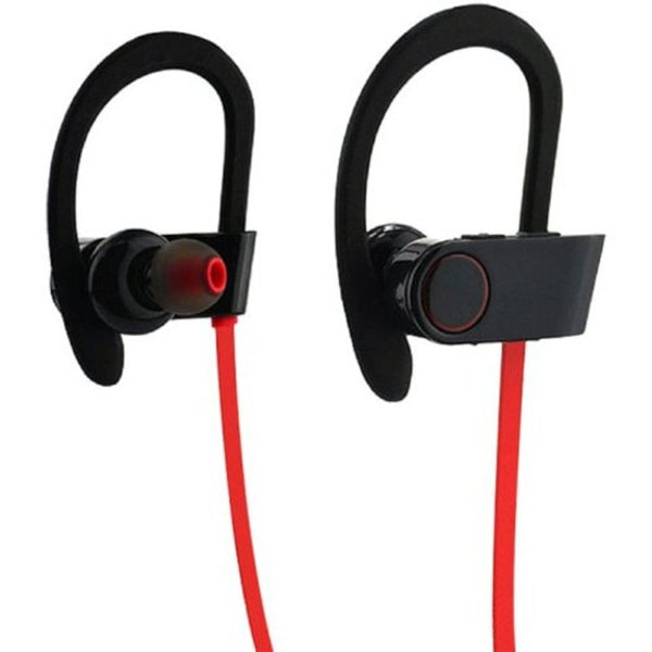 D20 Bluetooth Sports Earphone In Stereo Earbuds Red Headsets