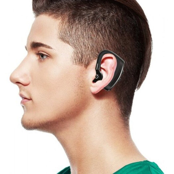 K5 Single Business Bluetooth Headset Wireless Stereo Headphone Black Headphones