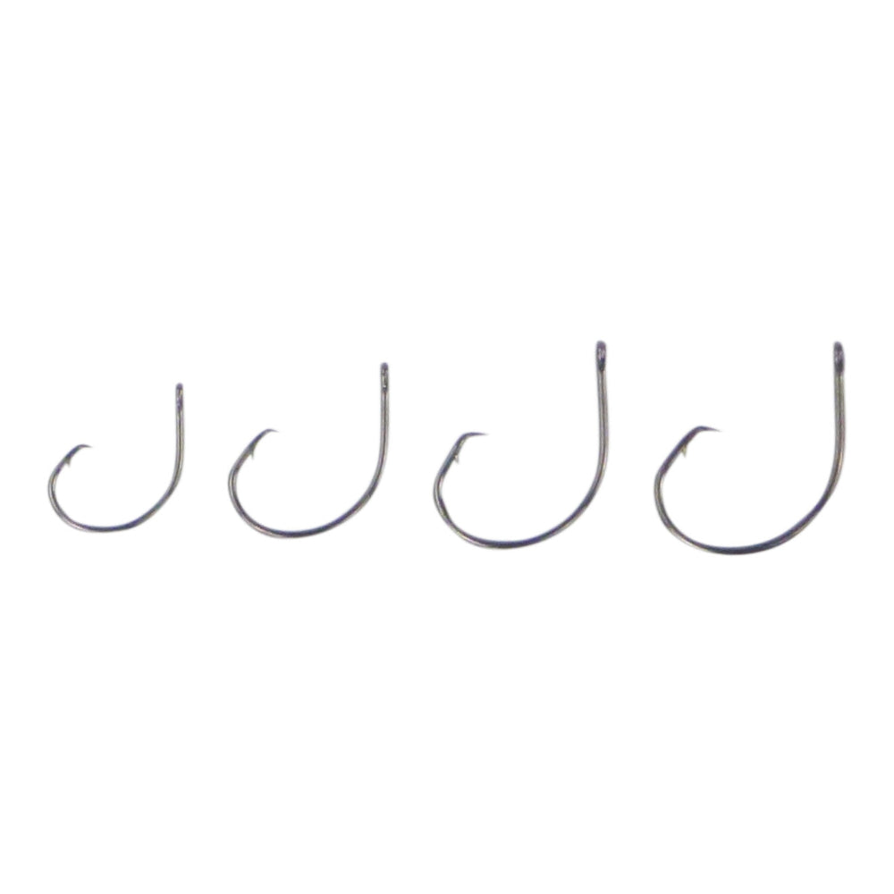 Swimerz 4/0 Inline Circle Hook Black Nickel Qty 15 Hooks