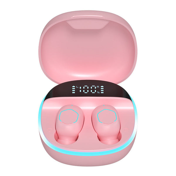 Bluetooth Headset Large Screen Led Digital Display Tws Wireless Earphone Bt 5.2 Wired Earphones