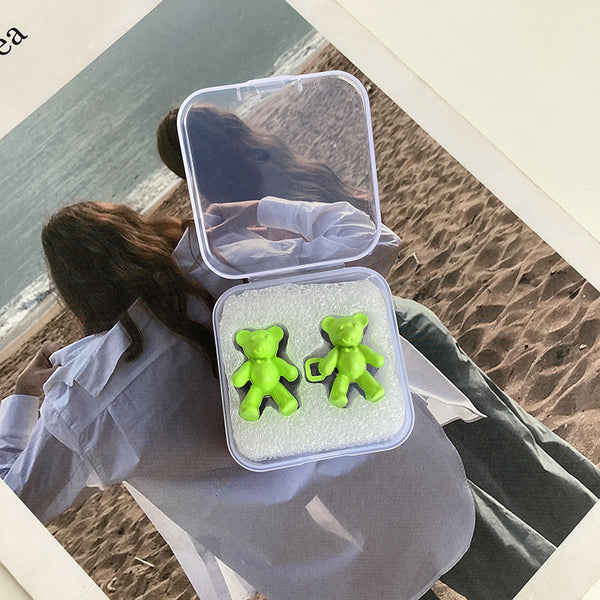 Teddy Bear Pin Belt For Snug Jeans Female Ornament Invisible Ornaments Belt Buckles