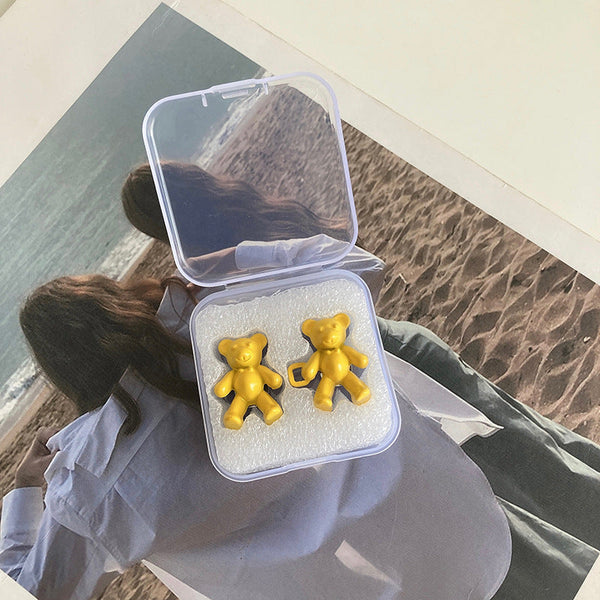 Teddy Bear Pin Belt For Snug Jeans Female Ornament Invisible Ornaments Belt Buckles