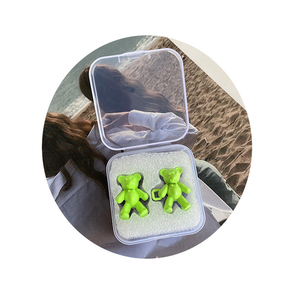 Teddy Bear Pin Belt For Snug Jeans Female Ornament Invisible Ornaments Belt Buckles