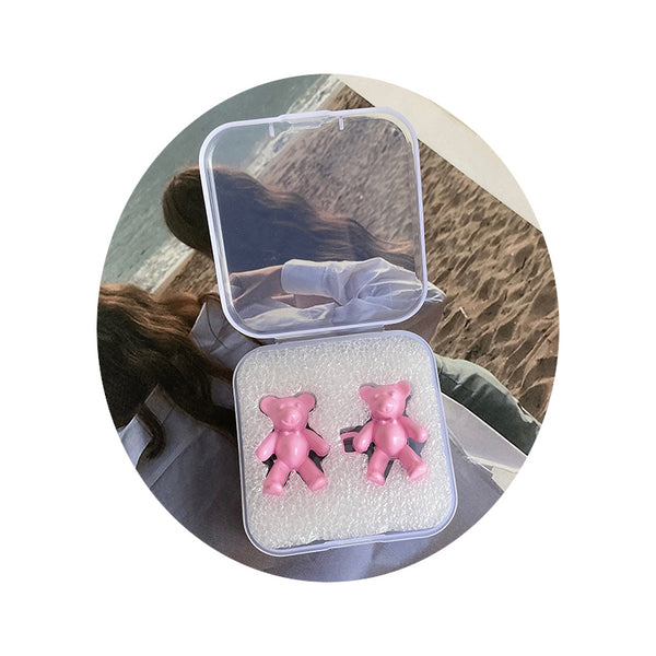 Teddy Bear Pin Belt For Snug Jeans Female Ornament Invisible Ornaments Belt Buckles